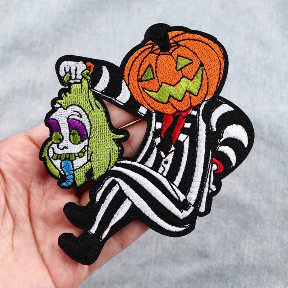 Beetlejuice Embroidered Patch